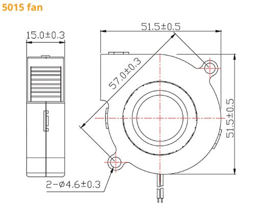 VENTILADOR TURBO 5015