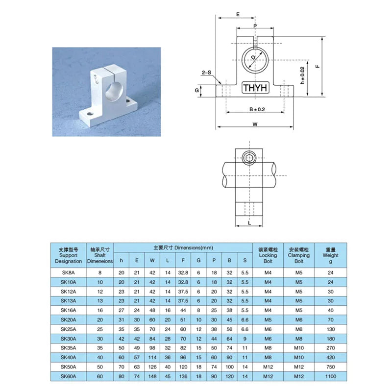 Soporte Vertical De Varilla Bracket SK8