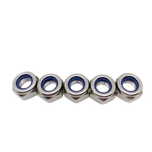 Tuerca Hexagonal Con Seguro (Nylock) Pack x5