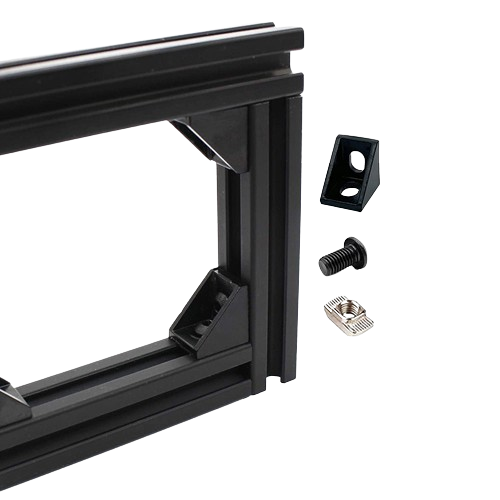Esquinero 2020 Para Perfil V-SLOT incluye tornillos y tuerca M5 - CNC