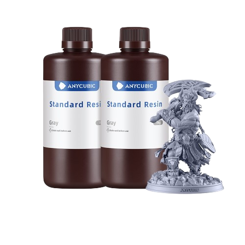 Resina UV ANYCUBIC Tough De 5 Kg Color Gris | Para Impresoras 3D LCD/SLA | Flexible Y De Bajo Olor | 405 Nm