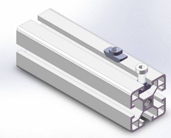 Tuerca Tipo T Deslizante - Perfil De Aluminio 2020 Pack x5