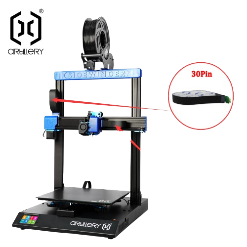 Cable Plano Flexible Artillery Sidewinder X2 Eje Z