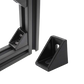 Esquinero 2020 Para Perfil V-SLOT incluye tornillos y tuerca M5 - CNC