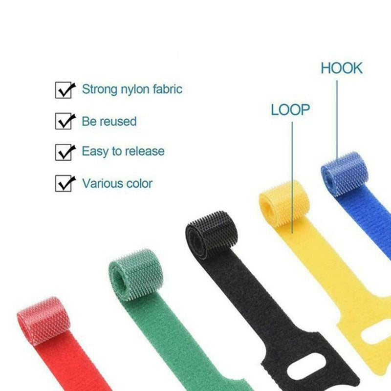 Organizador De Cables Velcro Pack x5