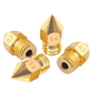 Boquilla Para Impresora 3D MK8 Bronce Pack x5