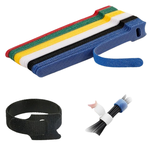 Organizador De Cables Velcro Pack x5