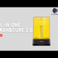 ANYCUBIC Wash and Cure 2.0 Estación de lavado 2 en 1 y caja de curado UV